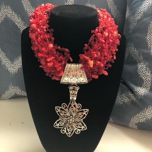 Red necklace